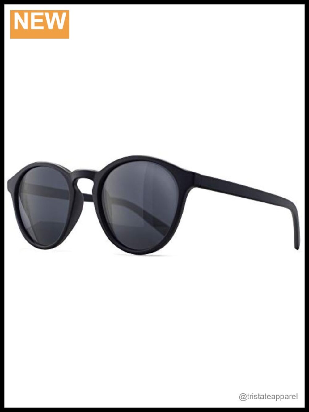 SUNGAIT Round Polarized UV400 Sunglasses Retro Classic Unisex